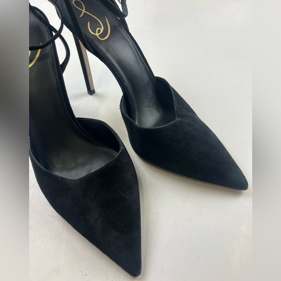 Sam Edelman Bianka Slingback Heel in Black Suede - Size 10 - G83-8 - Picture 4 of 8